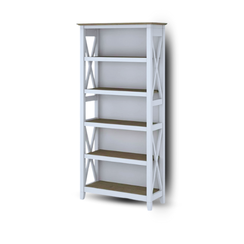 5-Shelf 66-Inch H Bookcase